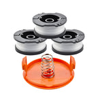 Black & Decker AF-100 Weed Eater Spool, 0.065" Auto Feed String Trimmer Replacement Parts, Pre-Wound Weed Eater String Refill for Lawn Care