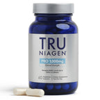 TRU NIAGEN NAD+ Supplement, Nicotinamide Riboside 1000mg, 30 Daily Servings | High-potency NAD+ support: 1000mg Niagen NR daily from two 500mg capsules, supports cellular energy and healthy aging.