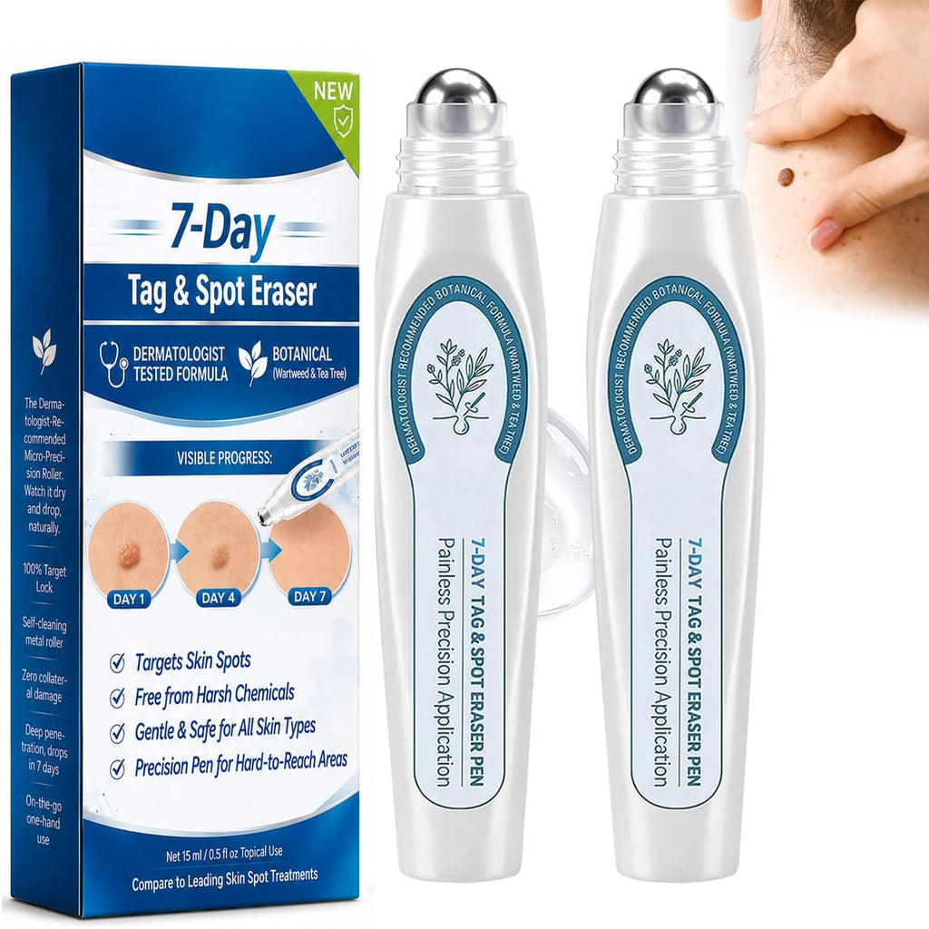 Upgraded Picdo 7 Day Spot and Tag Remover Pen, 7 Day Spot and Acne Remover, 2026 New Professional Skin Serum, Acne and Spot Remover Rollerball for Men and Women, Suitable for All Skin Types (2 Pack)