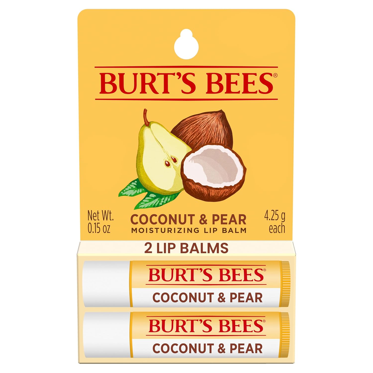 Buy now Burt's Bees Lip Balm - Mango, Lip Moisturizer With Responsibly Sourced Beeswax, Tint-Free, Natural Origin Conditioning Treatment, 2 Tubes, 0.15 oz. (Pack of 2) at indiglob india