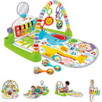 Buy now Fisher-Price Baby Playmat Deluxe Kick & Play Piano Gym for Learning & 2 Maracas Soft Rattles for Newborn to Toddler Play Ages 0+ Months at indiglob india