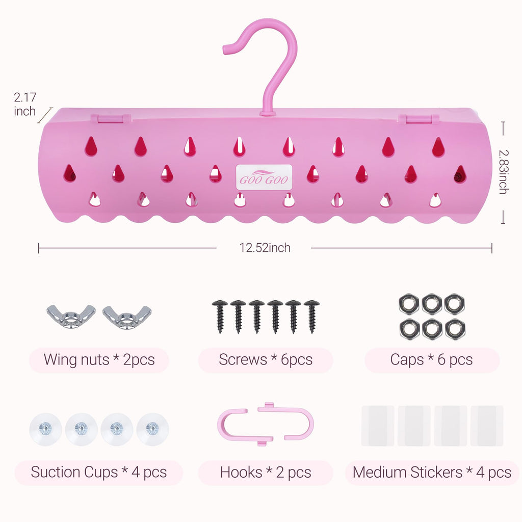 GOO GOO Hair Extension Holder Stand for Styling, 5 Installation Modes