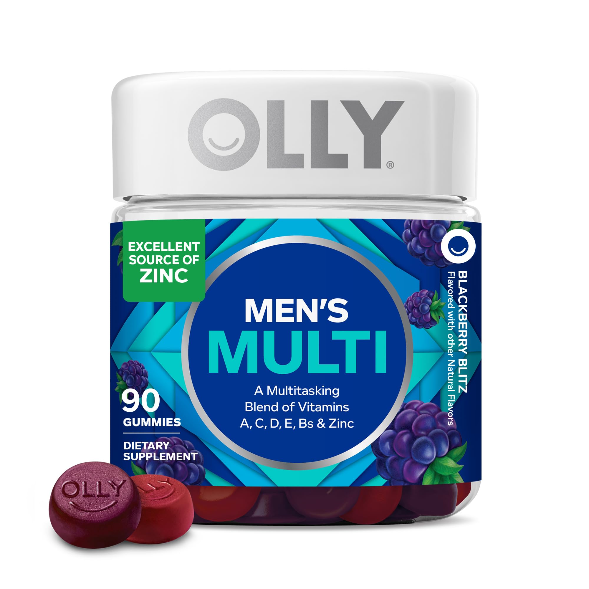 OLLY Men's Multivitamin Gummy, Supports Overall Wellness,* - 130 Count