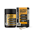 ONNIT Alpha Brain Nootropic Brain Supplement for Focus & Memory, 90 Count | IGEN Non-GMO Tested; L-Theanine, Alpha GPC & Vitamin B6; brain supplement for memory, focus & mental clarity, men & women