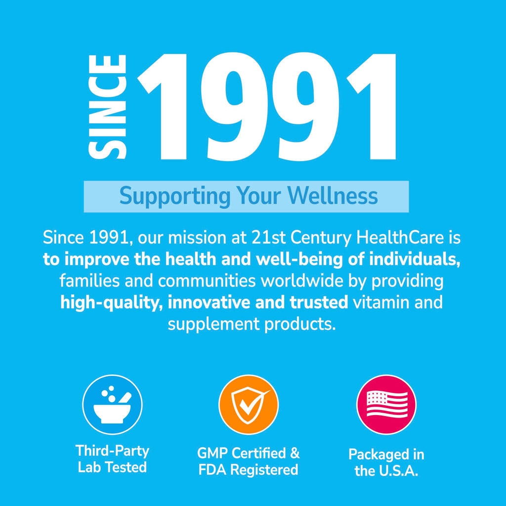 21st Century Calcium 600mg Tablets, Bone Strength Support, 400 Count | Calcium Carbonate, Compare VS. Caltrate® 600, Bone Strength & Density Support, Vegan-Friendly, For Men & Women