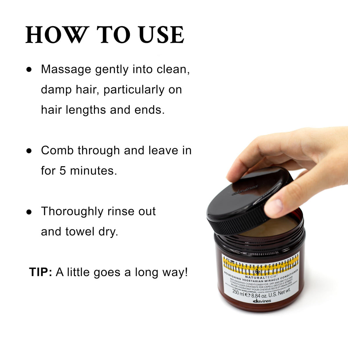 Naturaltech Vegetarian Miracle Conditioner repairs damaged & fragile hair