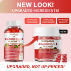 GREENPEOPLE Magnesium Glycinate Gummies 400mg, Sugar Free | Chelated High Absorption Complex with Magnesium Citrate for Calm, Sleep & Stress Support for Adults Raspberry, 120ct