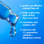 Buy now e.l.f. SKIN Youth Boosting Blue-ty Sleep Night Oil, Gentle Overnight Face Oil, Treats Fine Lines & Uneven Texture, Lightweight, Vegan & Cruelty-Free at indiglob india