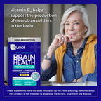 Qunol Brain Health Memory Plus w/Magtein, Cognizin & Vitamin B6, 90ct | Combines Two Clinically Tested, High Absorption Ingredients to Improve Memory, Focus, Attention, Productivity