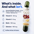 Liposomal Glutathione Supplement, 1150mg 11-in-1 Complex with NAC, 60ct