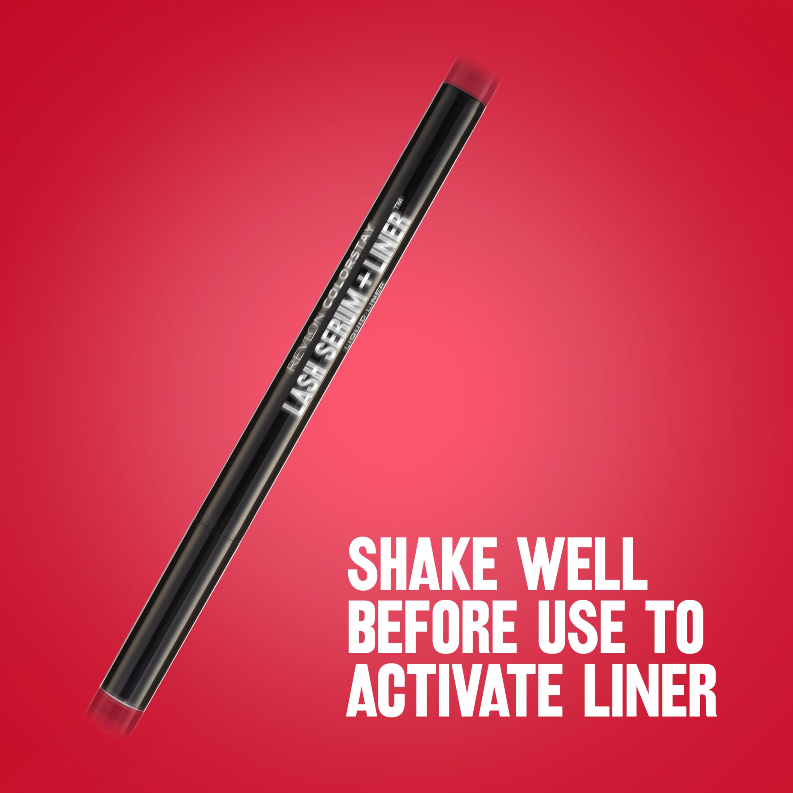 Buy now REVLON ColorStay Lash Serum + Liner, Waterproof Eyeliner, Healthier Looking Eyelashes, Smudge-Resistant Flexible Brush Tip, 001 Blackest Black at indiglob india