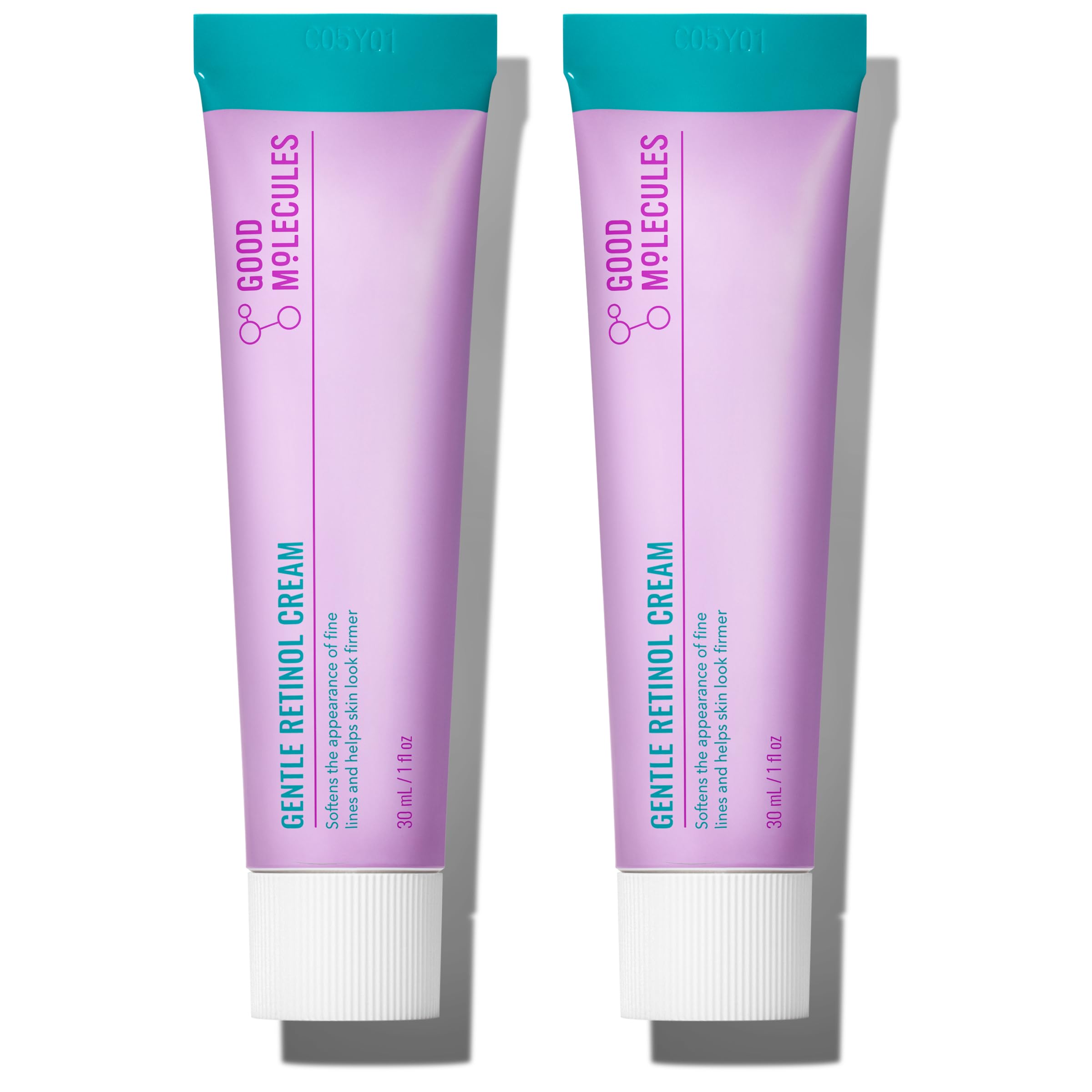 Good Molecules Gentle Retinol Cream, Retinol Night Cream for Face, 1 fl oz | Gentle retinol cream that softens the look of fine lines. Soothing enough for sensitive skin.
