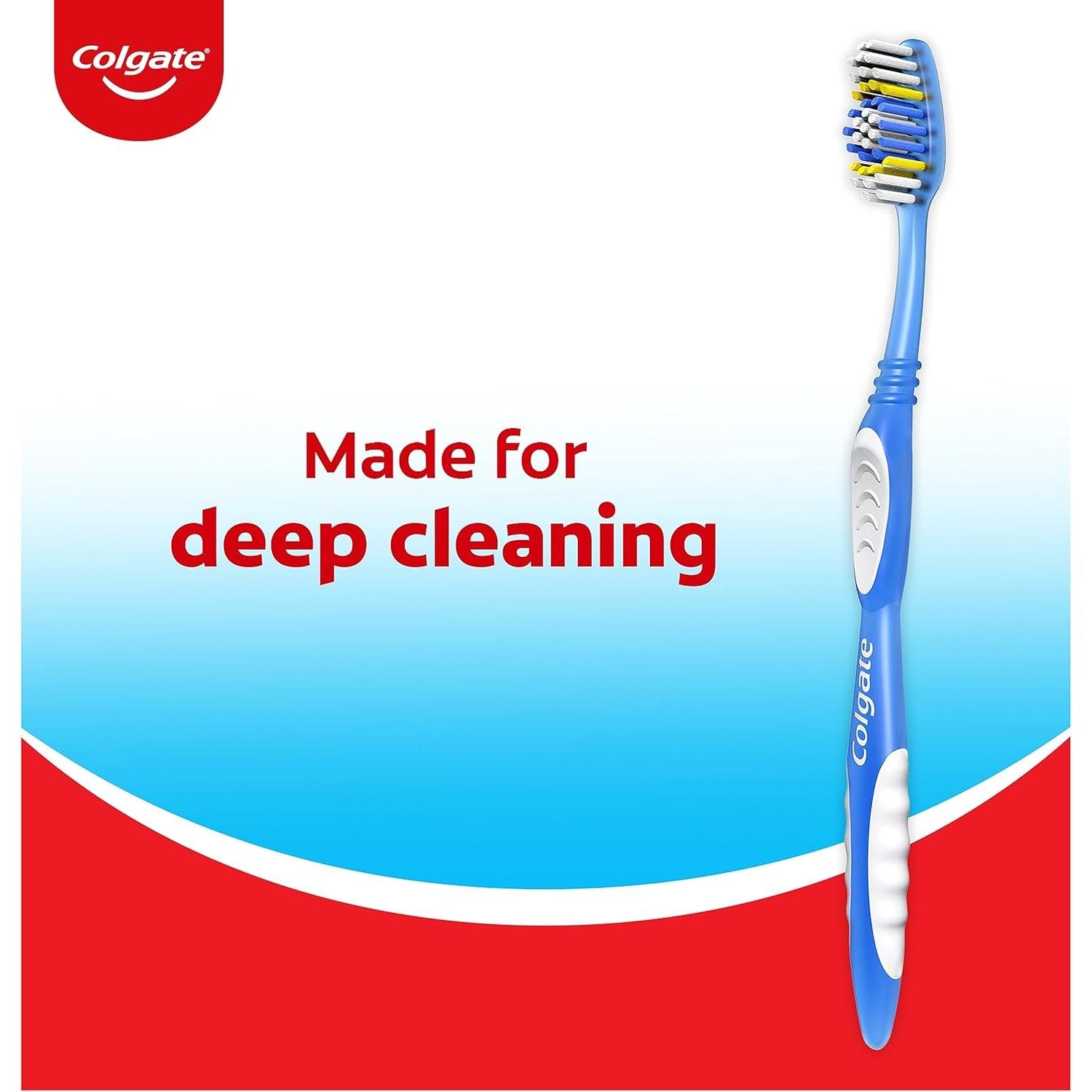 Buy now Colgate Extra Clean Toothbrush, Soft Toothbrush for Adults, 3 Count (Pack of 1) at indiglob india