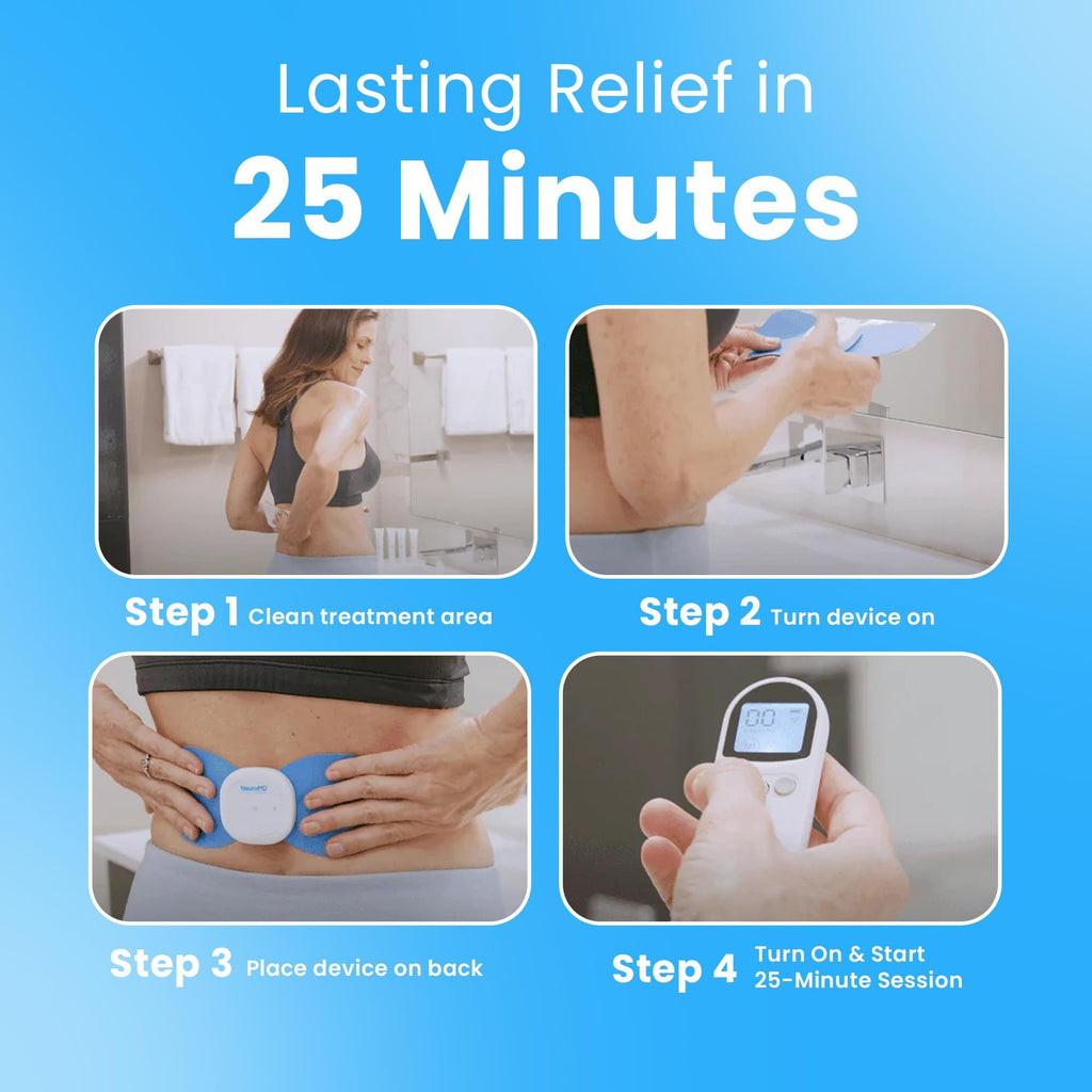 NeuroMD NMES Wireless Muscle Stimulator – Portable Device for Temporary Relief of Pain Due to Sore/Aching Muscles, Model SM9113