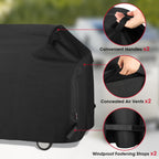 Unicook Heavy Duty Waterproof Grill Cover for Outdoor Grill 65 Inch, Black