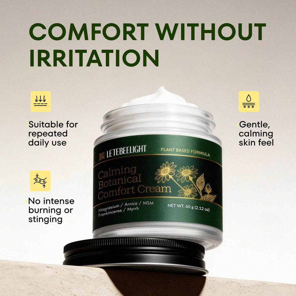 Magnesium Cream for Neuropathy: Non-Greasy and Fast-Acting Soothing Plant-Based Formula with Arnica Aloe Vera MSM Frankincense for Feet Hands Legs and Back 2 oz.