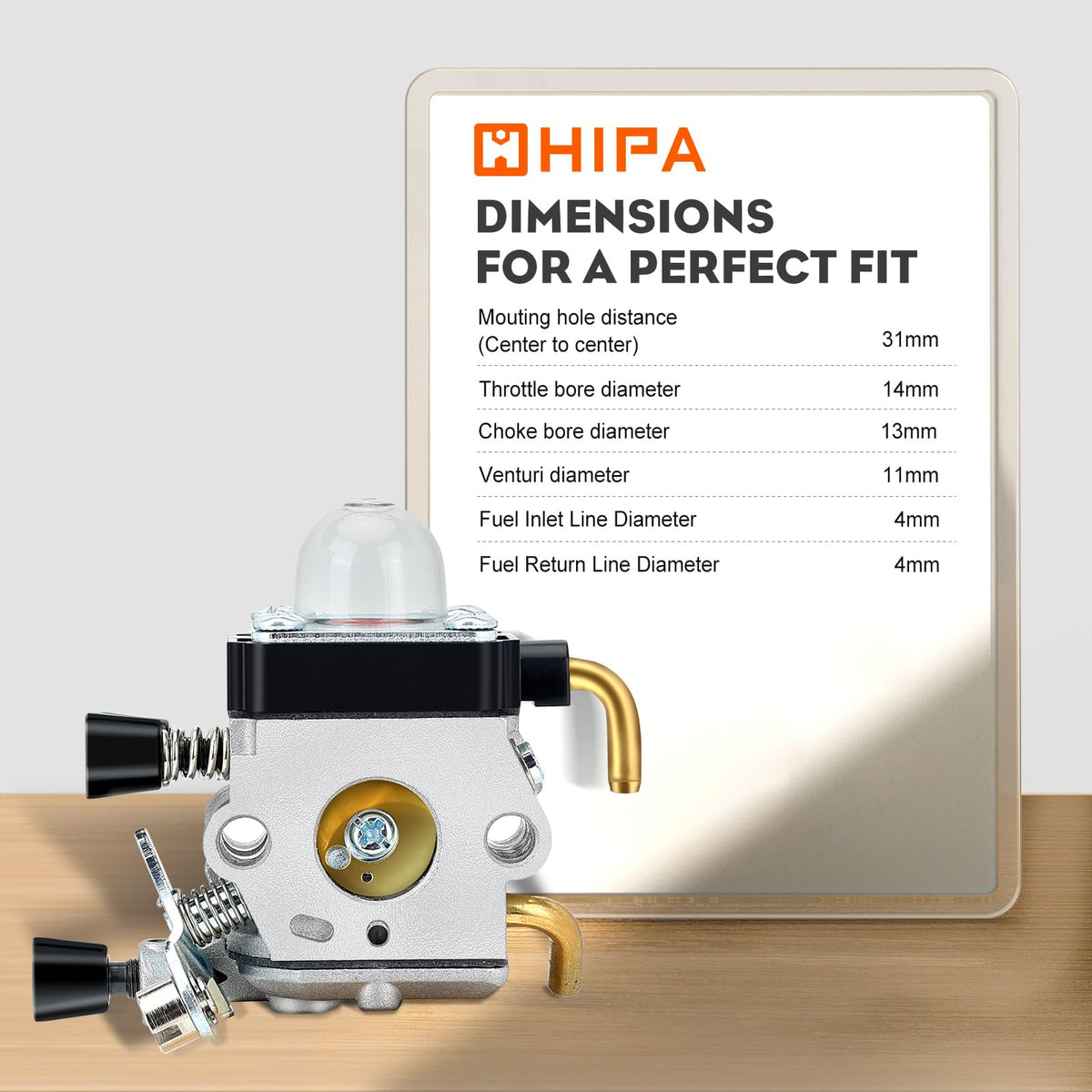 Hipa FS80R Carburetor Kit for STHIL FS85 FS80R FS75 FS76 FS74 HS80