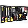 Buy now WallPeg 2 Black Pegboard Panels (24"x16" Each) with 36 Assorted Peg Hooks – Heavy-Duty Peg Board Garage Organizer Kit – Patented Flex-Lock Hooks – Made in USA Wall Storage System 48" Kit Black w Peg Hooks at indiglob india
