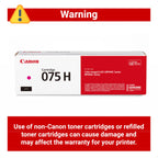 Canon Genuine 075 Magenta High Capacity Toner Cartridge Compatible with MF660 Series and LBP640 Series Laser Printers