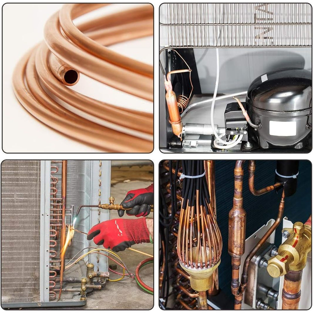 Buy now uxcell Refrigeration Tubing, 1/16" OD x 1/32" ID x 6.5 Ft Soft Coil Copper Tubing at indiglob india