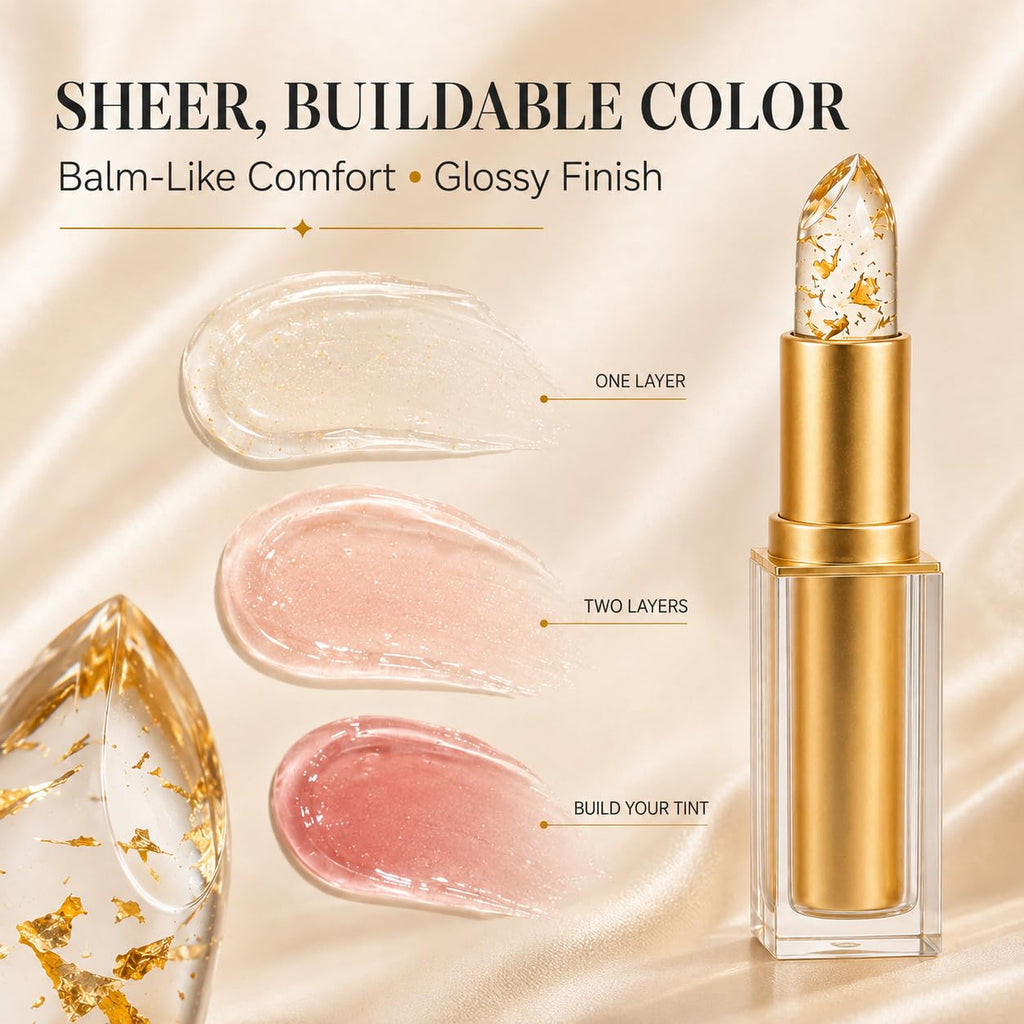 Clear pH-Adaptive Lip Color for Mature Lips