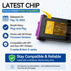 67XL Ink Cartridges Black Color Combo Pack Compatible for HP Ink 67 HP67XL Compatible for DeskJet 2855e 2755e 2700 2700e 2800e 4155e 4255e 2734e Envy 6055e 6000 Printer, 2026 Latest Chip