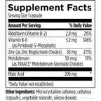 Designs for Health Zinc Supreme - 30mg Zinc Bisglycinate Chelate Supplement, Vitamin B6, B2 + Molybdenum - Immune Support Supplement - Vegan + Non-GMO (90 Capsules)