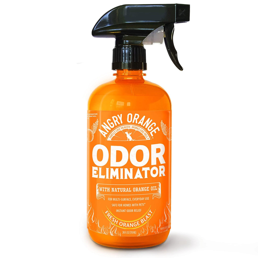 Buy now ANGRY ORANGE Pet Odor Eliminator for Dog and Cat Urine, Carpet Stains, and Strong Smells – Citrus Cleaner with Natural Orange Oil – 24 oz at indiglob india