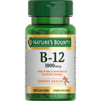 Nature's Bounty Vitamin B12 1000 mcg Supplements, Supports Energy Metabolism, 200 Ct