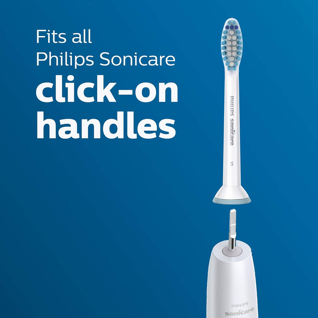 Buy now Philips Sonicare Genuine Sensitive Replacement Toothbrush Heads for Sensitive Teeth, 3 Brush Heads, White, HX6053/64 at indiglob india