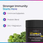 Livingood Daily 4000 iu Vitamin D3 K2 Magnesium Supplement, 60 Capsules | 11-in-1 Immune Complex, Vitamins A, E, D, K, Zinc, Magnesium, Probiotics, Healthy Fats, Ultra-Absorption Formula, Made in USA