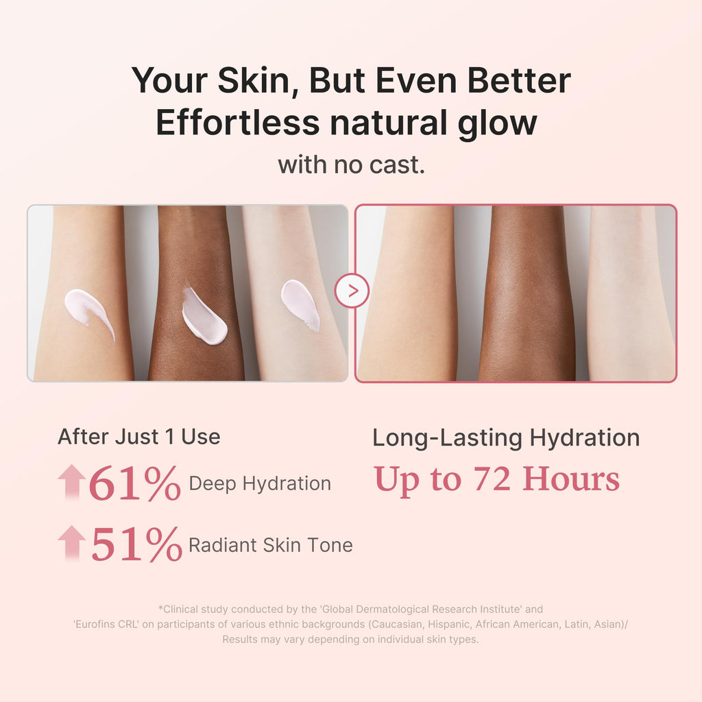 medicube Sunscreen No Cast Just Glow Collagen, SPF 50 | SPF 50 Hydrating Face Sunscreen - Lightweight & Non-Sticky Formula, Peptide & Cica for Soothing & Glow, Korean Skincare