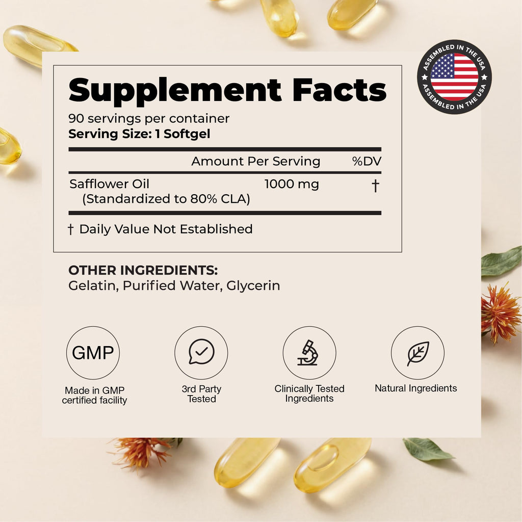 UNALTERED Belly Fat Burner for Men - Natural Weight Loss Pills to Support Reduced Body Fat, Preservation of Lean Muscle Mass, and a Healthy Metabolism - CLA Dietary Supplement - 90 Softgel Capsules