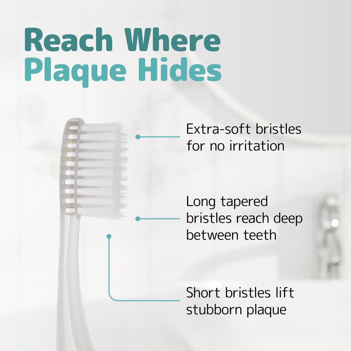 NIMBUS Extra Soft Toothbrushes (Regular Head) Periodontist Design Tapered Bristles for Sensitive Teeth and Receding Gums, Individually Wrapped Plaque Remover Travel Toothbrush (10 Pack, Colors Vary)