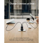 Buy now Anker USB C Charger(Nano II 65W), PPS 3-Port Fast Compact Foldable Wall Charger for MacBook Pro/Air, iPad Pro, Galaxy S20, Dell XPS 13, Note 20/10+, iPhone 17/17 Pro, Steam Deck, and More at indiglob india