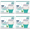 Schick Intuition Pure Nourishment Womens Razor Refills with Coconut Milk and Almond Oil, 3 Count (Pack of 4) | Pack of 4, Coconut Milk, Almond Oil