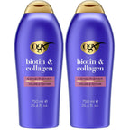 OGX Thick & Full + Biotin & Collagen Volumizing Conditioner, 13 fl oz | Nutrient-Infused, Vitamin B7 Biotin, Gives Hair Volume & Body for 72+ Hours, Sulfate-Free Surfactants