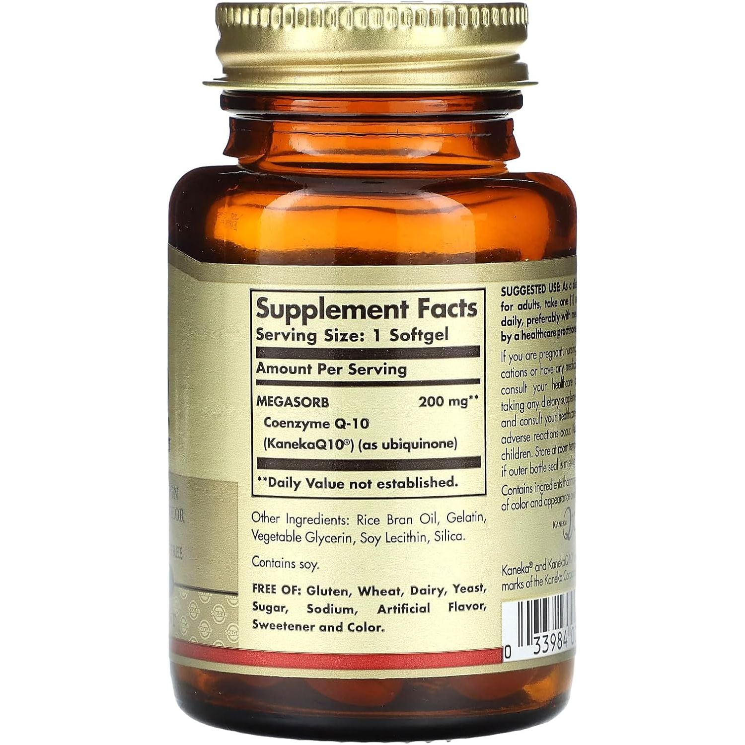 Buy now Solgar Megasorb CoQ-10 200 mg, 60 Softgels - Supports Heart & Brain Function - Coenzyme Q10 Supplement - Enhanced Absorption - Gluten Free, Dairy Free - 60 Servings at indiglob india