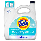 Buy now Tide Free and Gentle Odor Refresh Laundry Detergent Liquid, 94 Count, 132 fl oz, Hypoallergenic Laundry Detergent at indiglob india