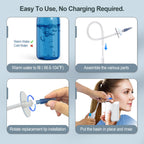 Ear Wax Removal Kit, Ear Cleaning Kits Manual Safe Ear Irrigation Flushing System, Effective Ear Cleaner Earwax Removal Kit, Ear Wax Removal Tool with Ear Basin and 10 Ear Tips