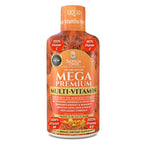 Mega Premium Liquid Multivitamin | Natural Immune Support Vitamin w/ 1333% Vitamin C, 200% D3, Zinc + 20 Vitamins, 70 Minerals, & 21 Amino Acids | Sugar Free | Orange Flavor | 98% Absorption | 32 Serv