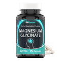 tnvitamins Magnesium Glycinate 300mg, 90 Capsules | High Absorption Chelated Magnesium for Sleep, Calm & Muscle Support* | Non-GMO, Gentle, Non-Laxative | TNVitamins