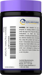 Carlyle Melatonin 5mg | 180 Sustained Release Tablets