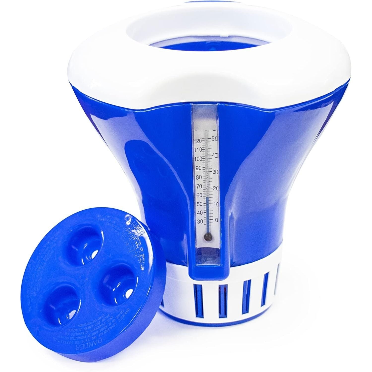Buy now HYDROTOOLS BY SWIMLINE 8715 Mini Chemical Dispenser For Spas and Personal Pools| Compatible With Bromine & Chlorine Supports 1’’ Tablets | Adjustable Control Ring For Customizable Flow Rate Classic (W Thermometer) at indiglob india