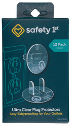 Safety 1st 12 Pack Ultra Clear Outlet Plugs