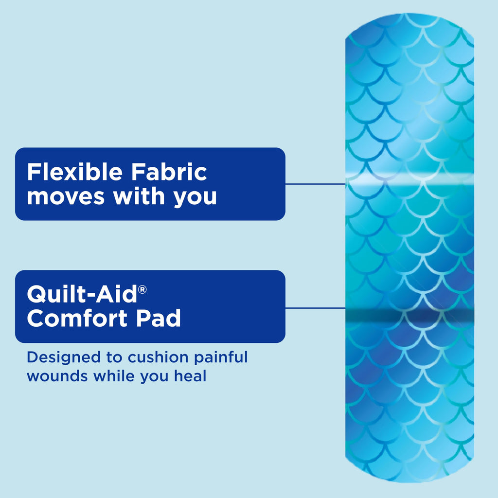 BAND-AID Brand Flexible Fabric Adhesive Bandages, Magic Shimmer, 40 Ct
