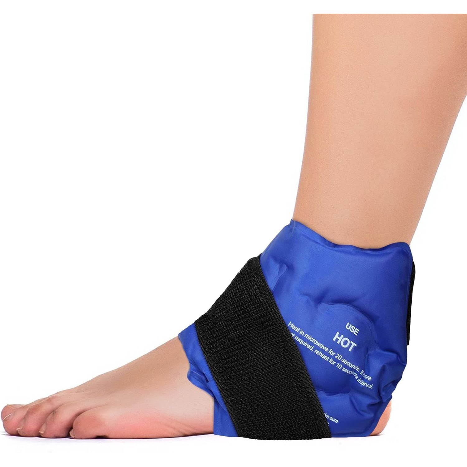 Buy now Shin Splint Ice Packs, HSA and FSA Eligible Reusable Hot and Cold Therapy Wrap | Leg or Calf Pain Relief | Advanced Soft Gel Technology | Freezable and Microwavable | Running Injuries & Recovery Ankle at indiglob india