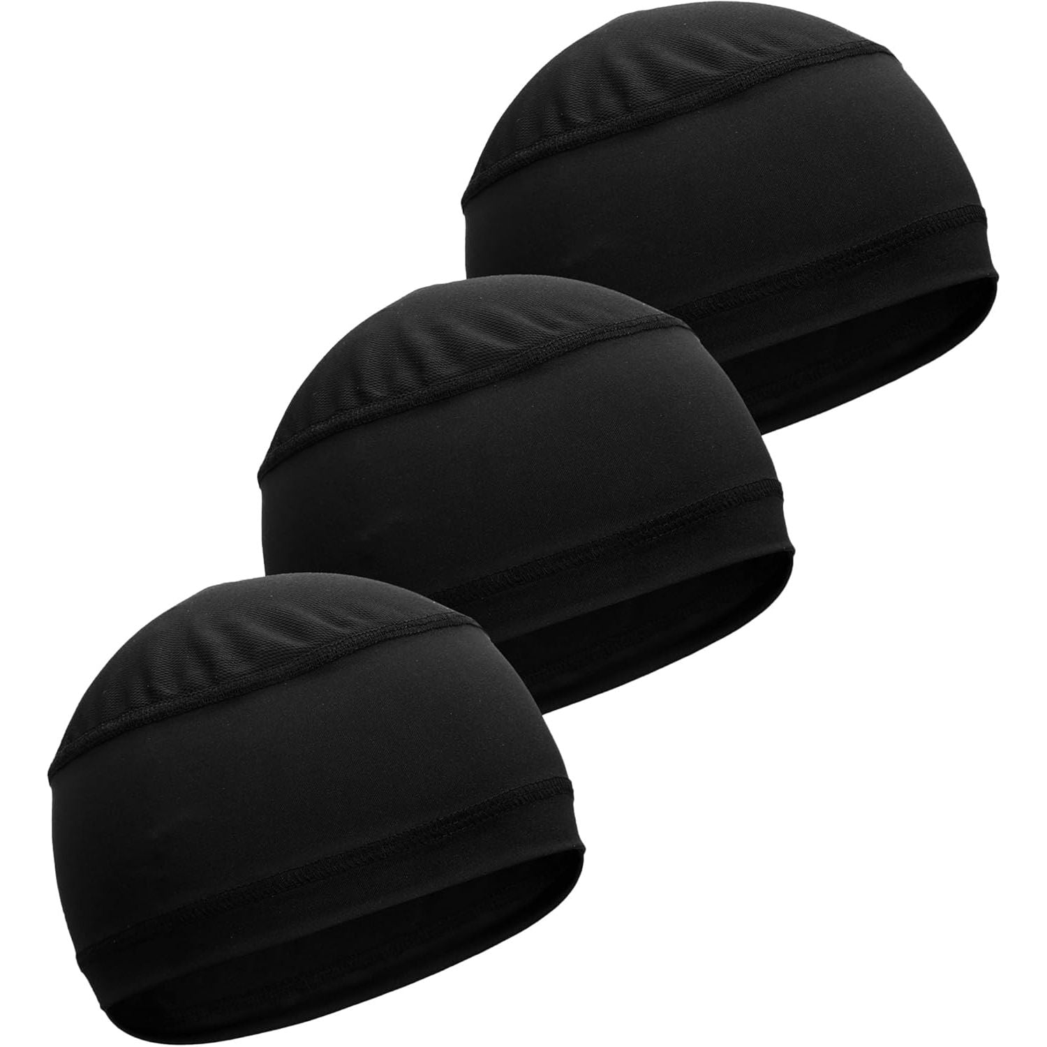 Buy now Cooling Skull Cap for Men - Hard Hat Liner, Cycling Cap, Head Caps for Men, Helmet Liner for Motorcycle One Size Black (3 Pack) at indiglob india