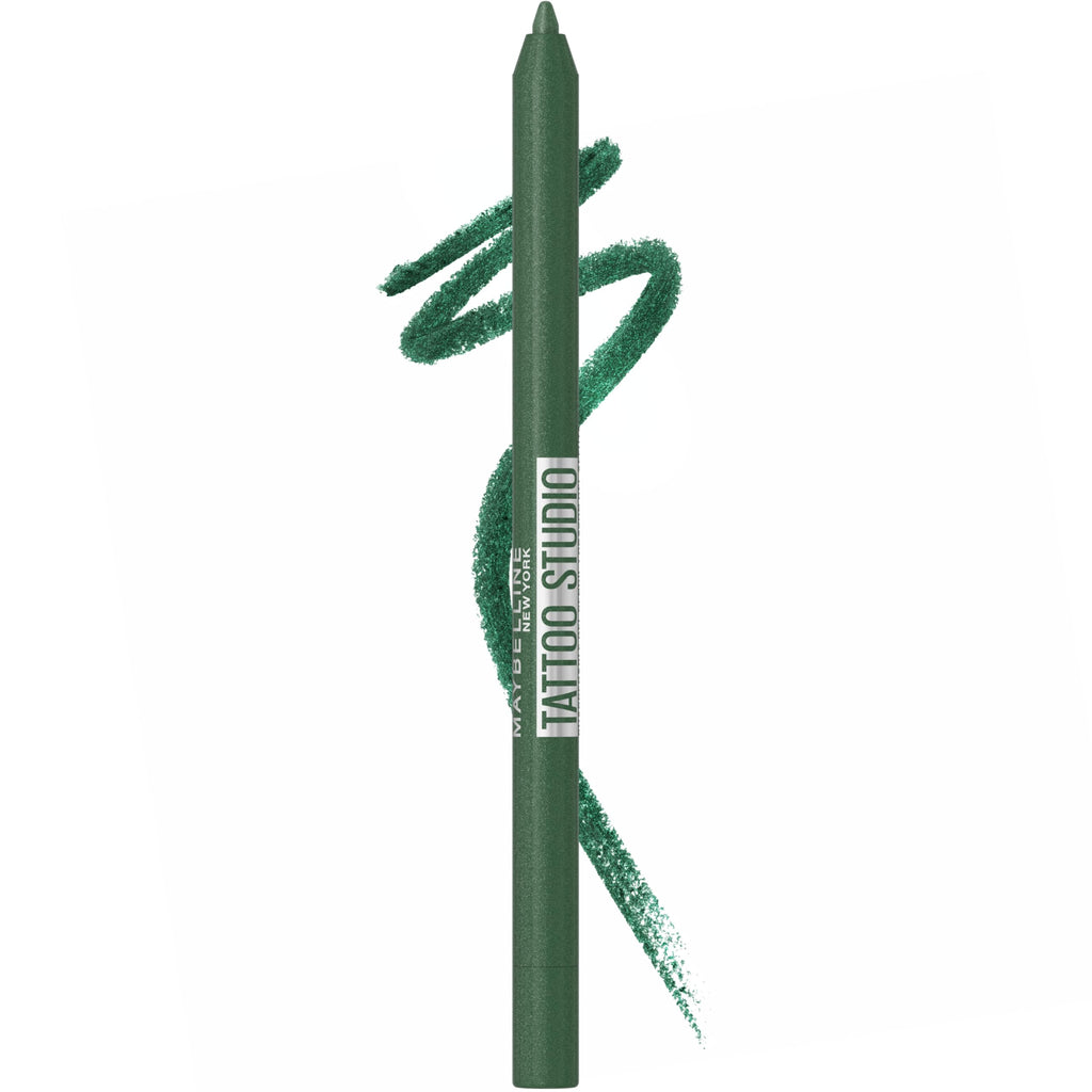 Buy now Maybelline TattooStudio Long-Lasting Sharpenable Eyeliner Pencil, Glide on Smooth Gel Pigments with 36 Hour Wear, Waterproof, Deep Onyx, 1 Count at indiglob india