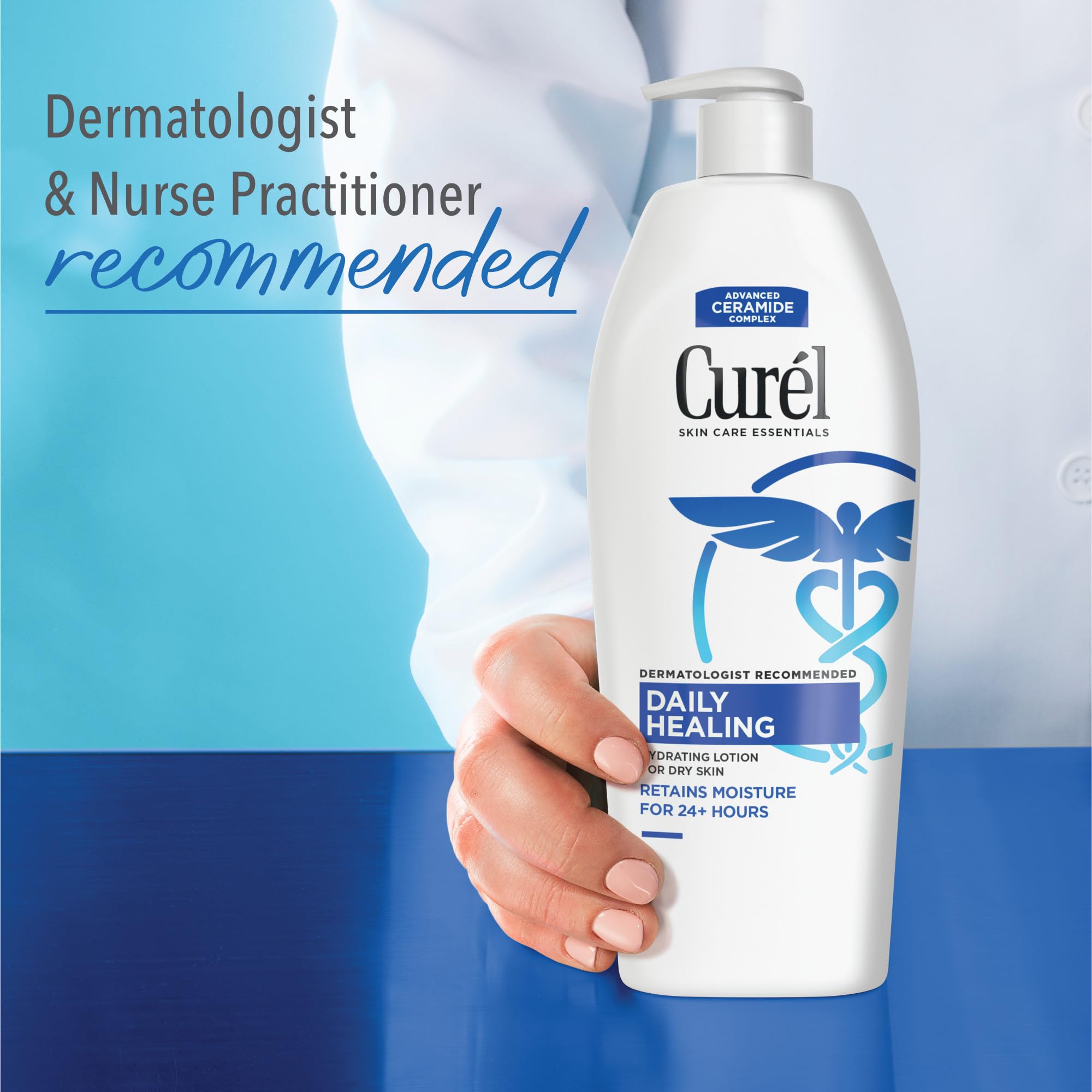 Buy now Curel Daily Healing Body Lotion for Dry Skin, Dermatologist Recommended Hydrating Body Lotion with Advanced Ceramides Complex, 20 Oz at indiglob india